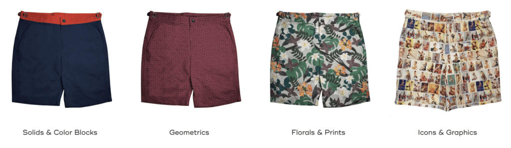 Swim Shorts Pattern Print Options Swim Shorts Pattern Print Options